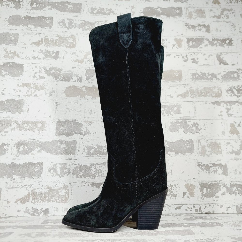 Blondo Black Heeled Boots